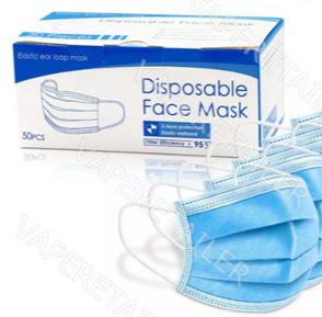 FACE MASK DISPOSABLE X 50