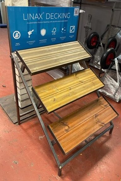 3 TIER DECKING DISPLAY STAND